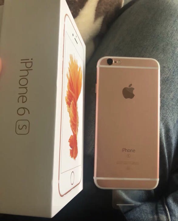 苹果6s美版iphone6s玫瑰金64g九成新无卡顿