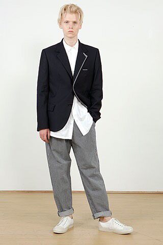 Yohji Yamamoto 2010 SS Gray Suit Jacket — label