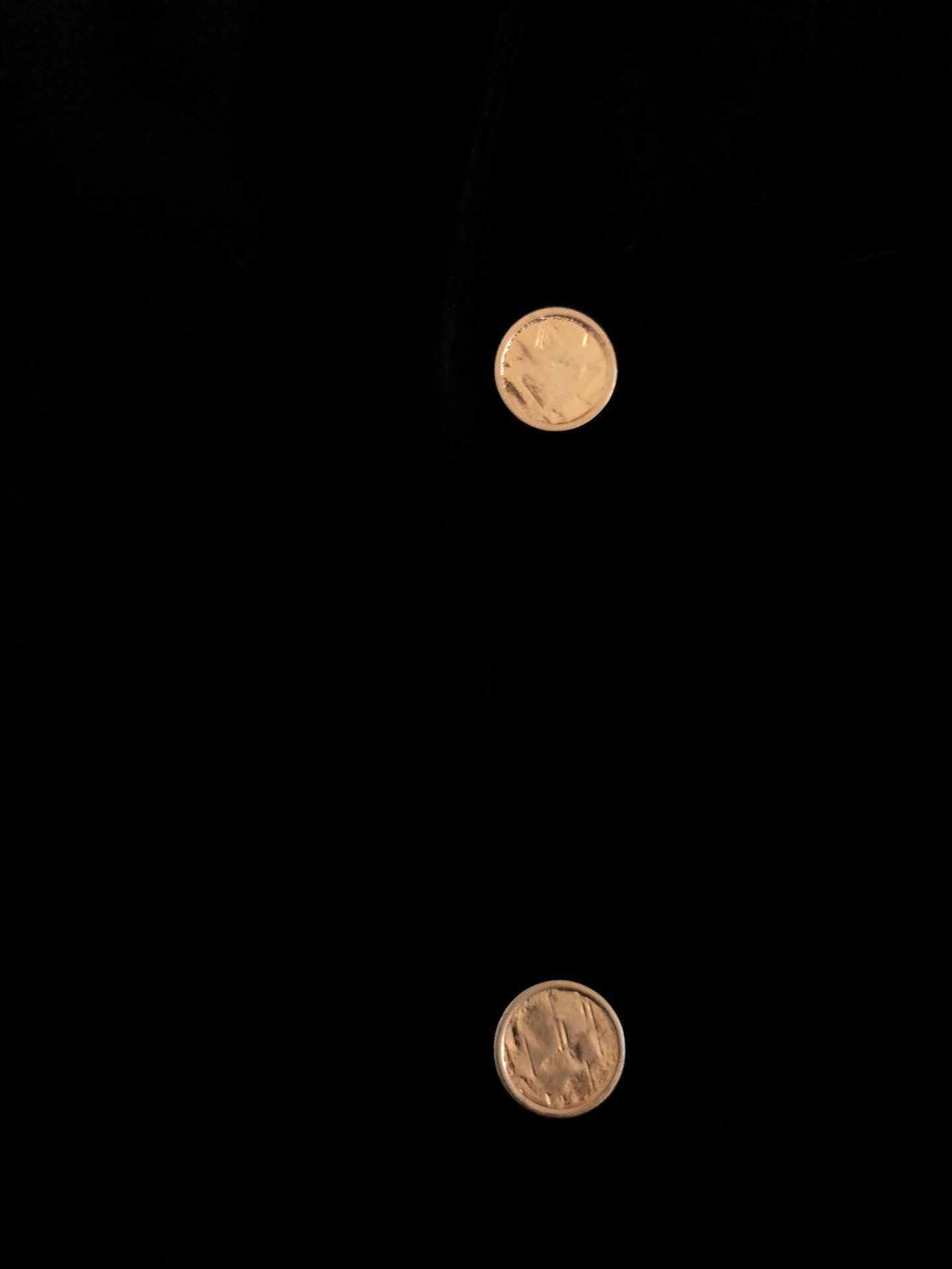 Bottega Veneta Gold Button Wool Blazer — front
