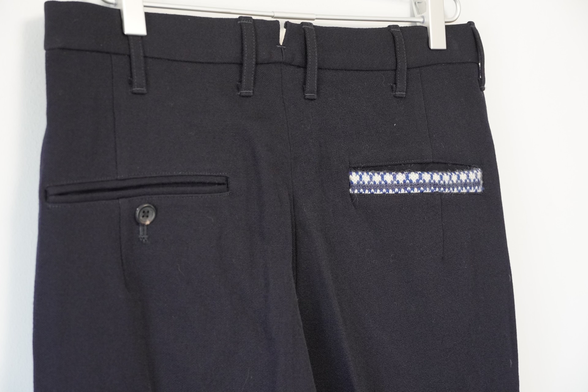 Yohji Yamamoto 95AW Wool Knit Trousers — back