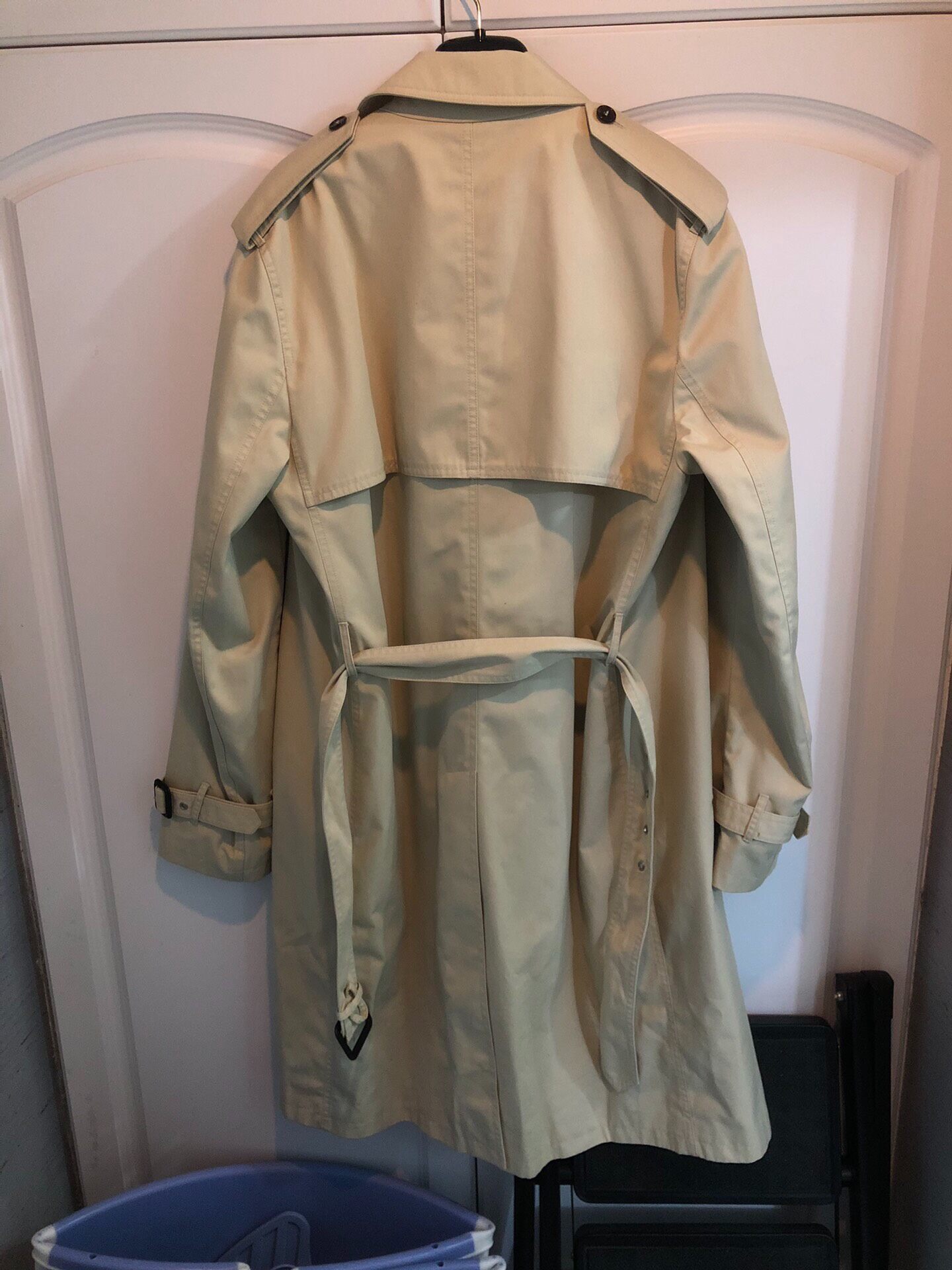 Saint Laurent 16FW Khaki Trench Coat — front