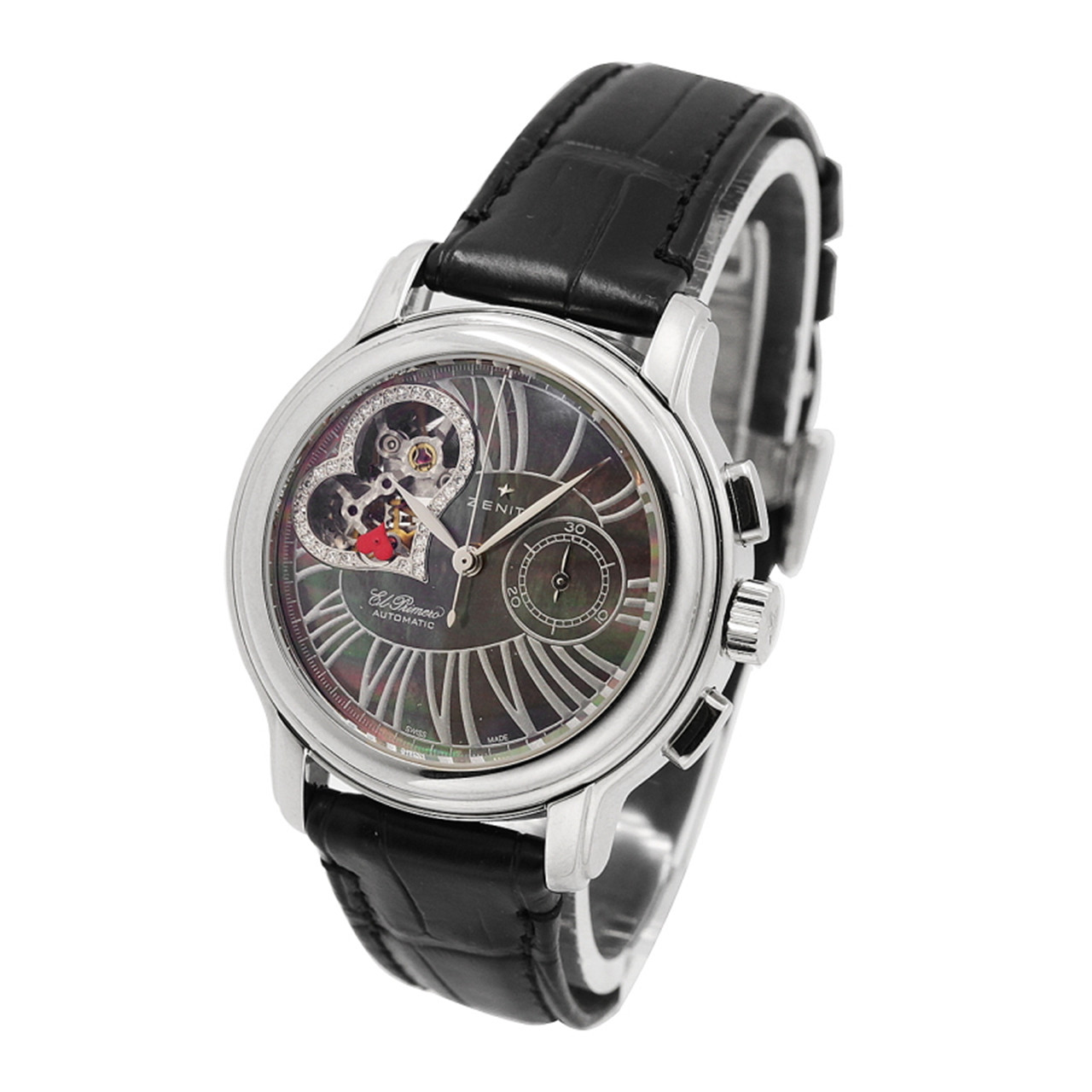 [9.5新]真力时el primero系列开心计时原镶钻自动机械表y259