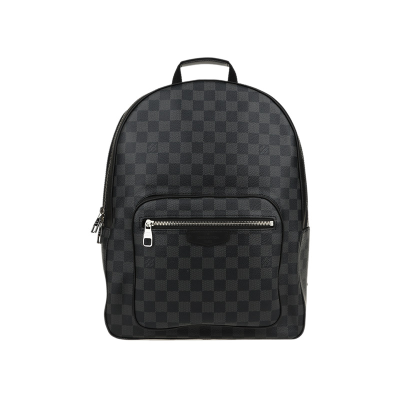 【无保留价】【9.8新】路易威登 黑灰色棋盘格josh男士双肩包