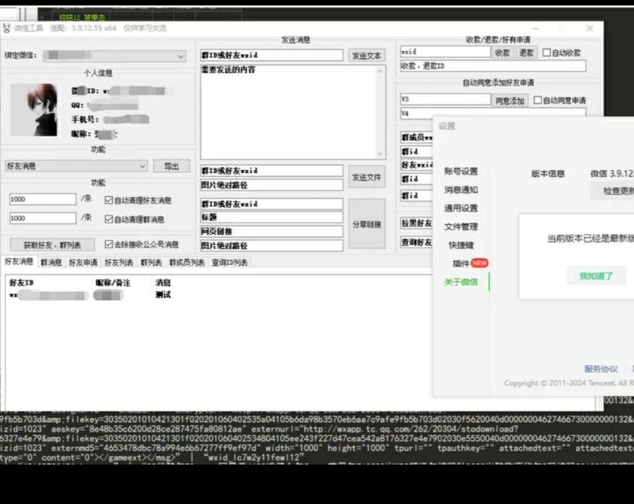pc端vxhook 3.9.12.55源码