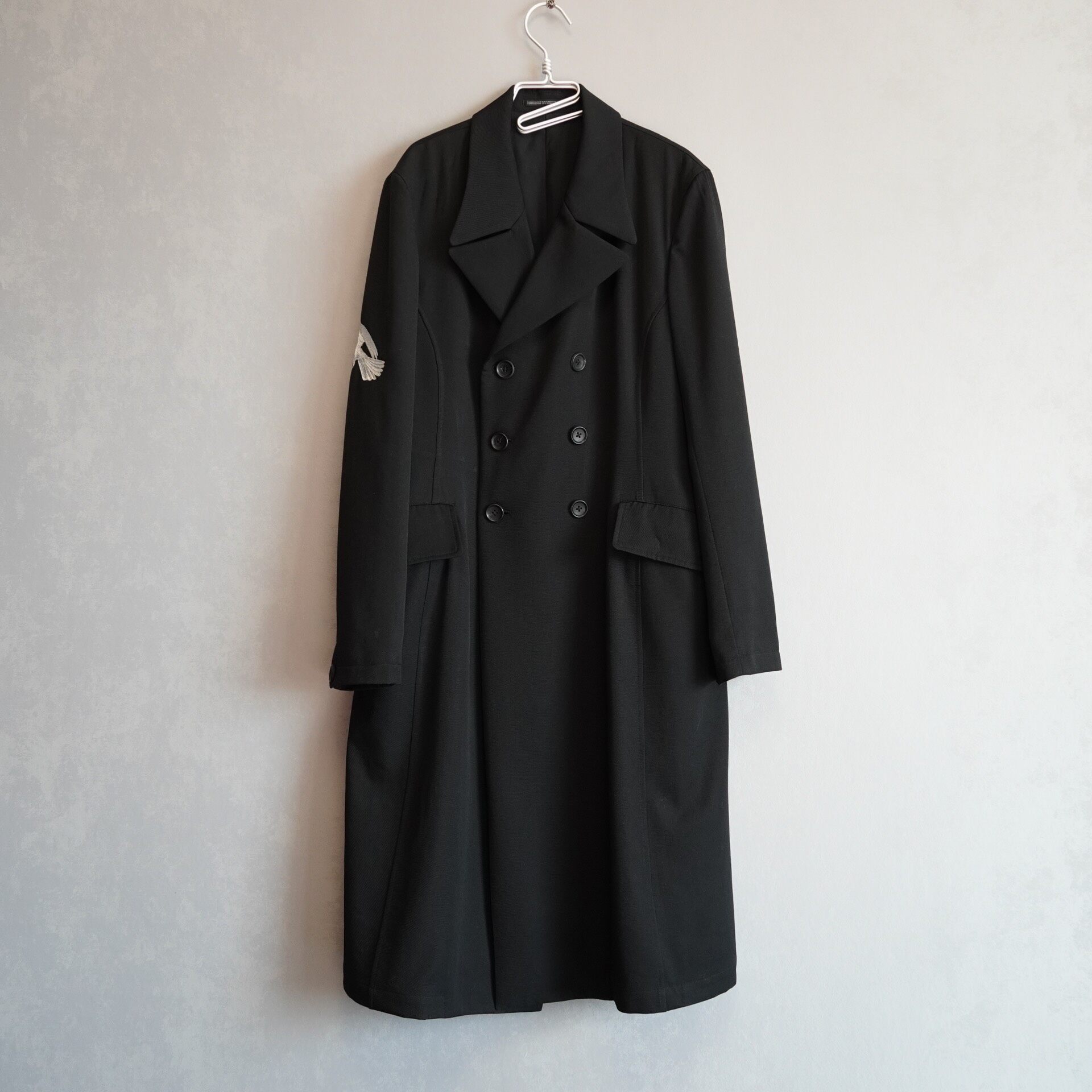 Yohji Yamamoto 21AW Double-Breasted Coat — front