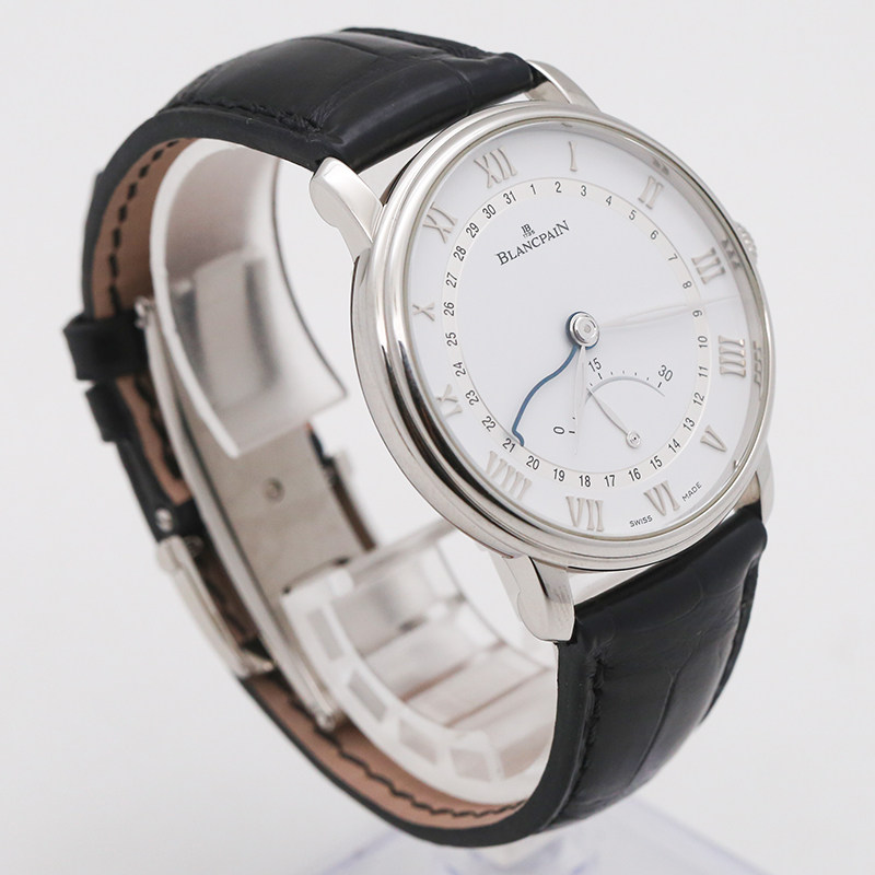 [拍下立减100][9.5新]宝珀男士手表经典6653自动机械精钢皮带商务