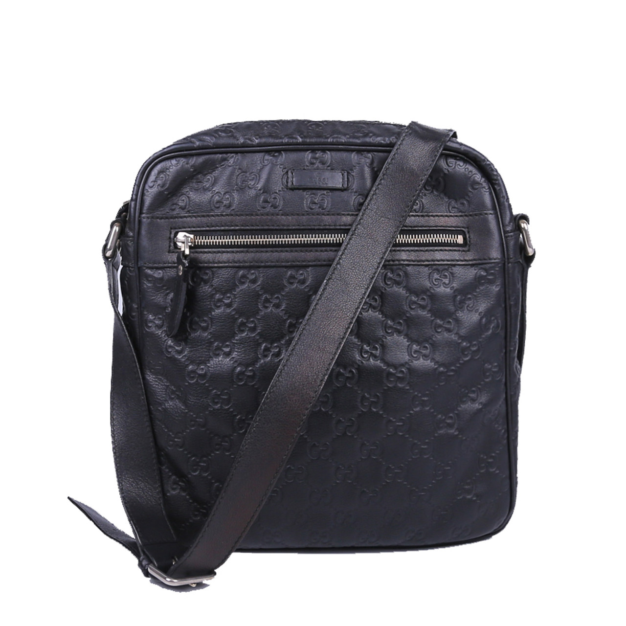 [9.0新]古驰gucci男士黑色单肩斜挎相机包bhb1912002