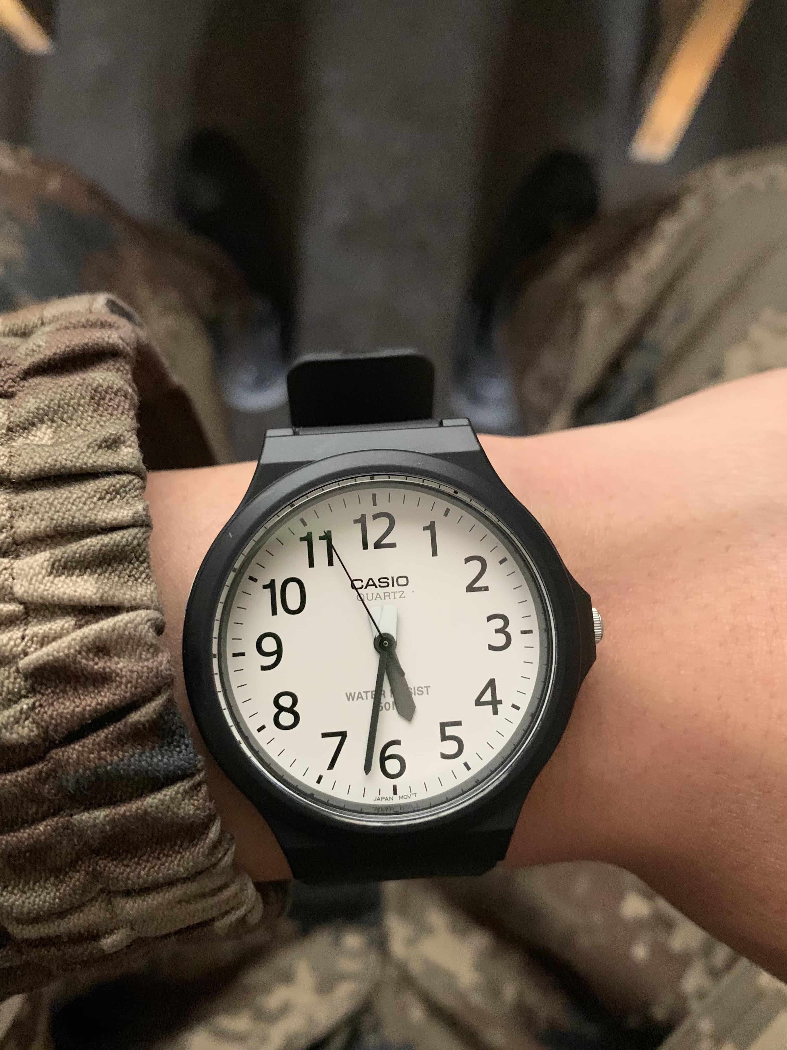 卡西欧手表mq-24网红小黑表