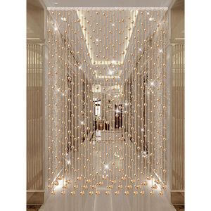 珠帘水晶隔断客厅玄关过道卧室卫生间风水家用门帘装饰帘子免打孔