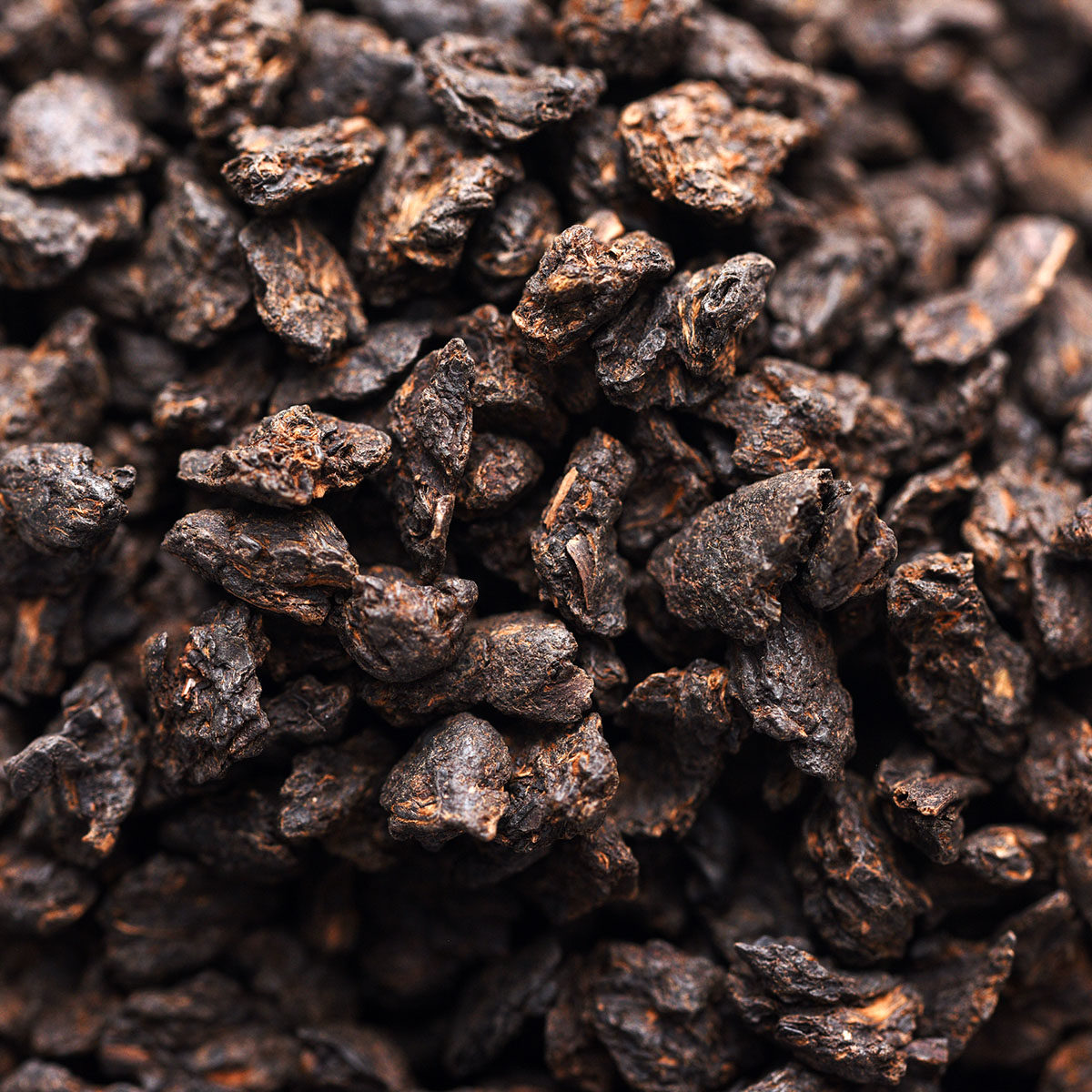 无保留价6罐 2019年 糯香碎银子 茶化石 精品普洱熟茶500g/罐