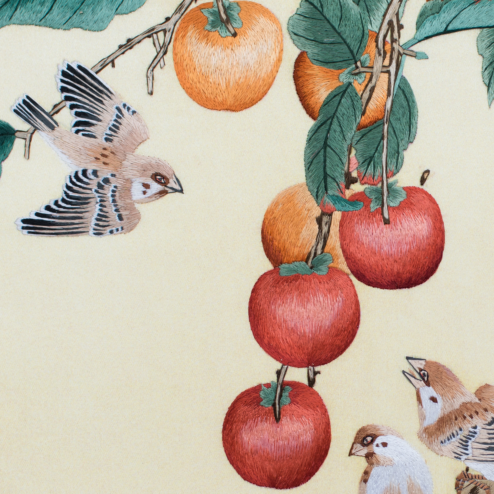 苏绣《小事事如意》刺绣 - 拍卖