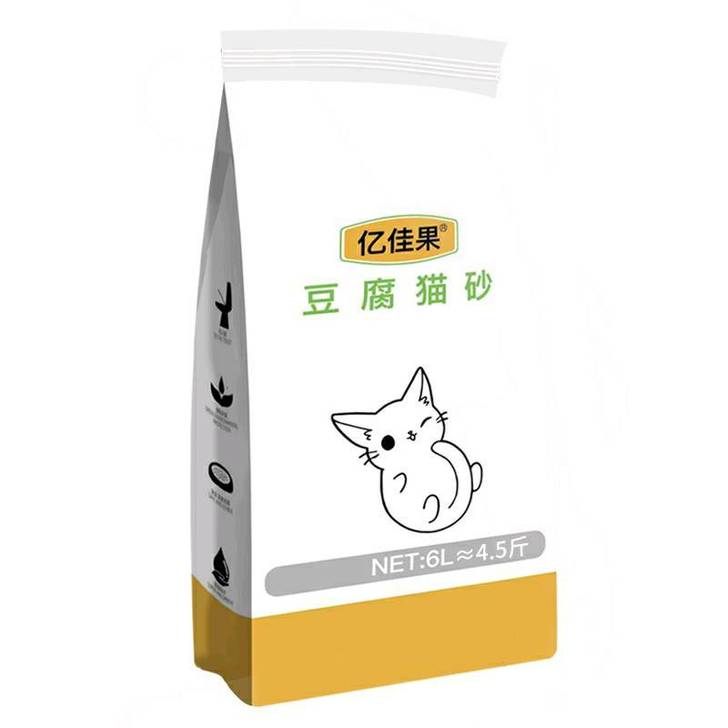 绿茶豆腐猫砂6L原味豆腐砂除臭无尘猫沙3.8元包邮非10公斤