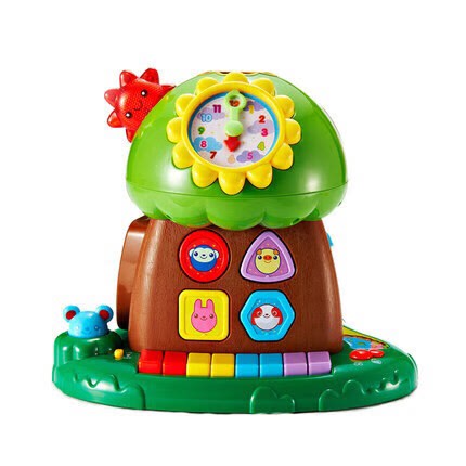 澳贝趣味小树音乐电子琴儿童早教幼儿益智1-3岁宝宝多功能玩具