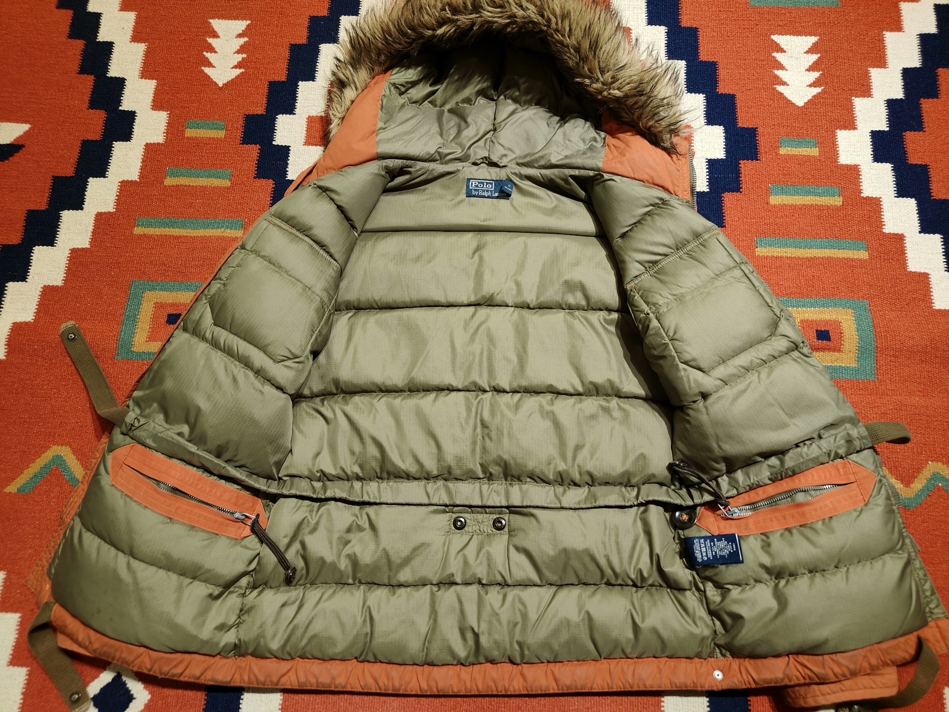 Ralph Lauren Polar Expedition Waxed Down Jacket — back