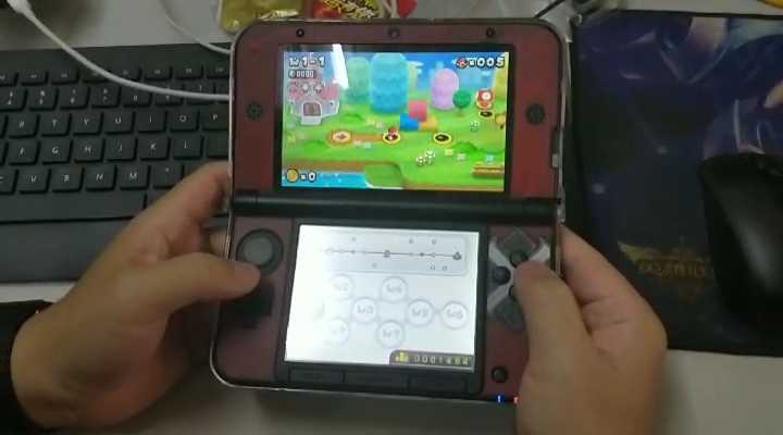 任天堂3DSLL游戏机85新，64G内存