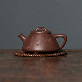 壶匠人李国强手工制百目紫泥200cc9孔出水紫砂壶6次出价结束07月20日