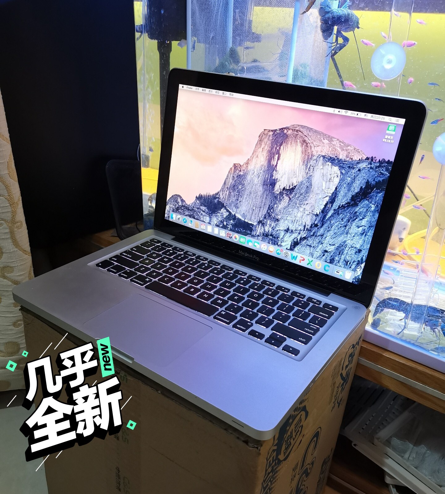 苹果笔记本电脑MacBookpro13寸   自己用很爱惜外