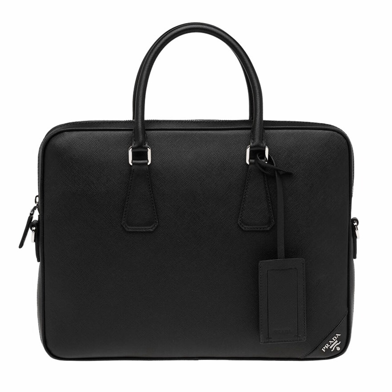 [9.9新]普拉达prada男士公文包手提单肩包未使用