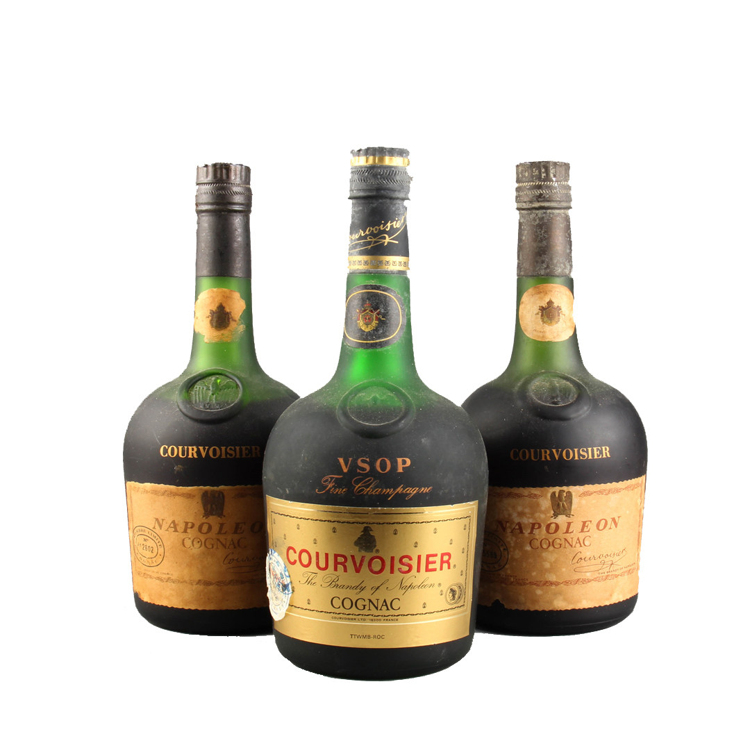 27.【免保】80年代康福寿vsop拿破干邑白兰地40度700ml*3