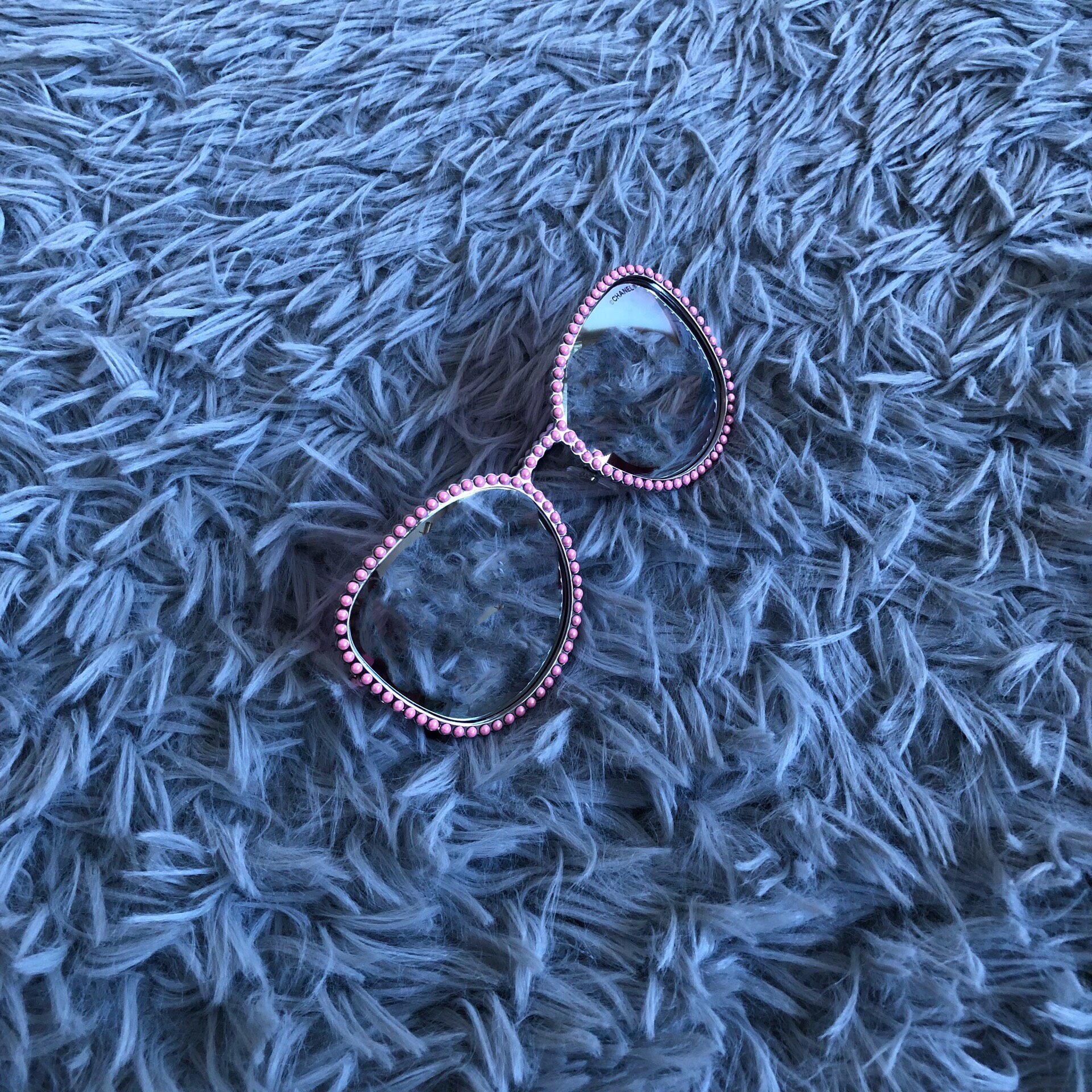 Chanel Pink Pearl Sunglasses