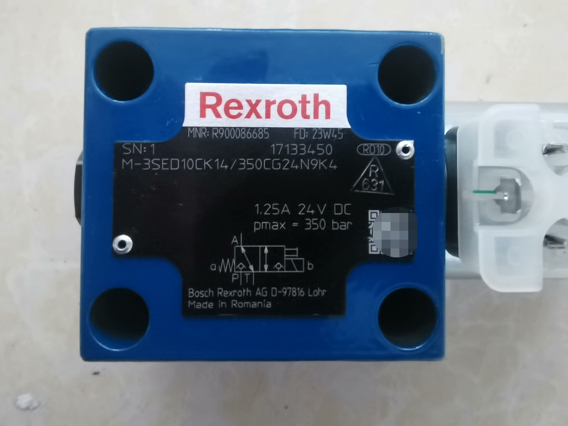 Rexroth R900086685 M-3SDE10CK1X