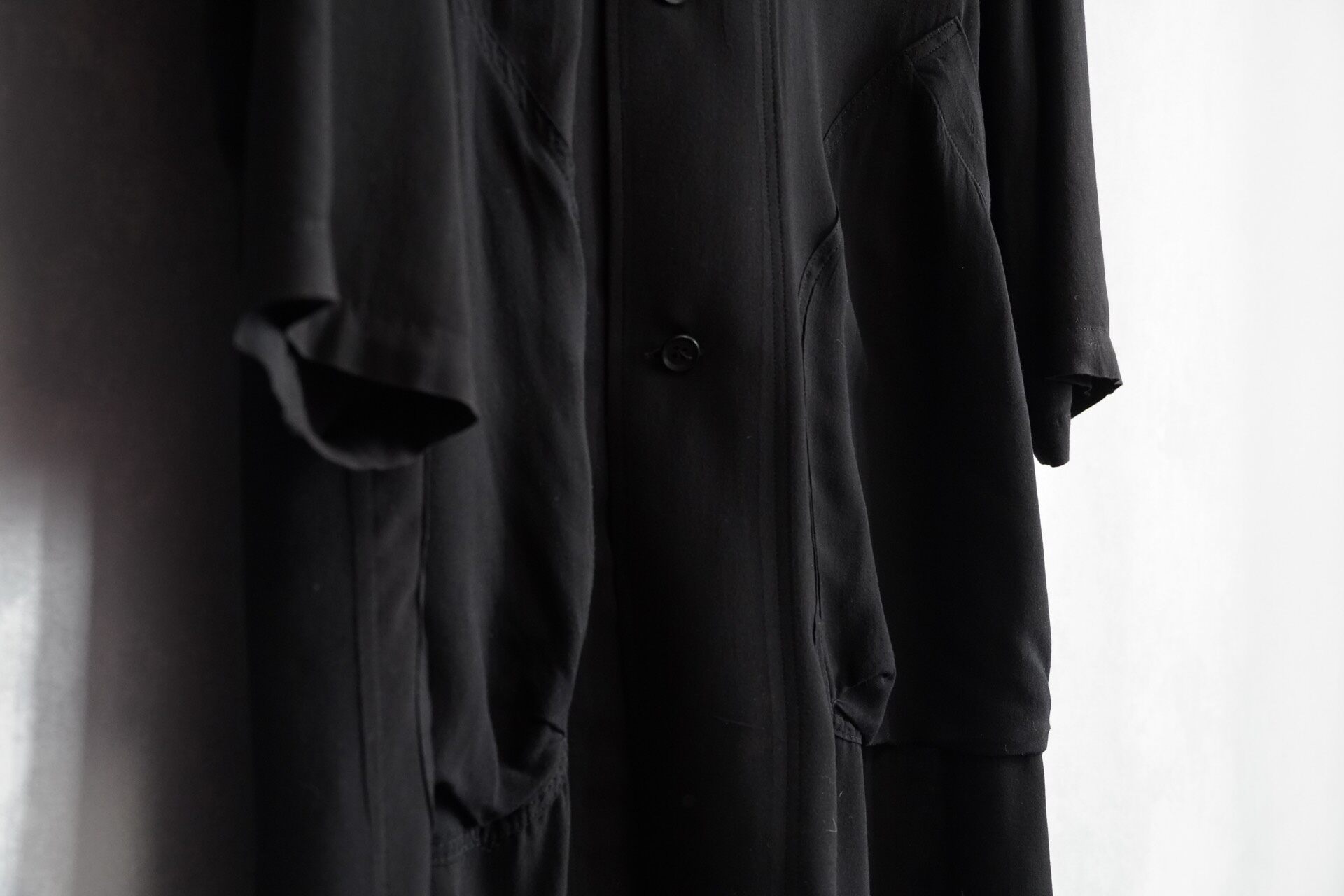 Yohji Yamamoto 13SS Three Pocket Rayon Shirt — back