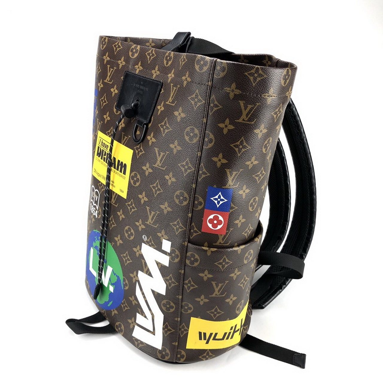 [9.5新]lv路易威登chalk 19ss限量款绝版双肩包509lv