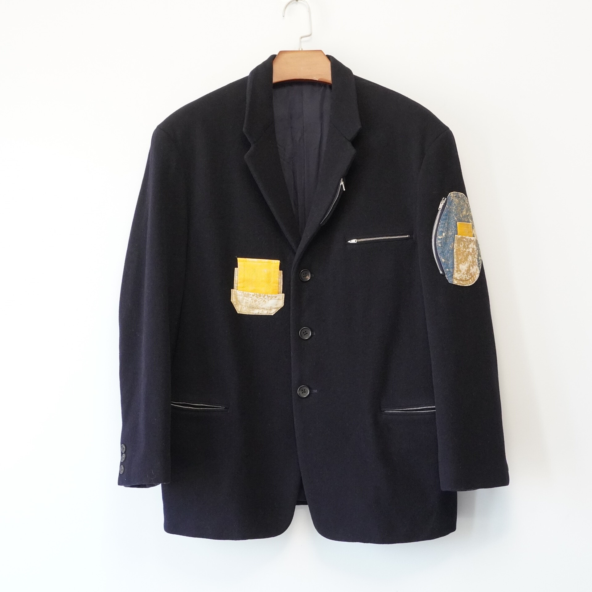Yohji Yamamoto 1990AW Patchwork Zip Jacket