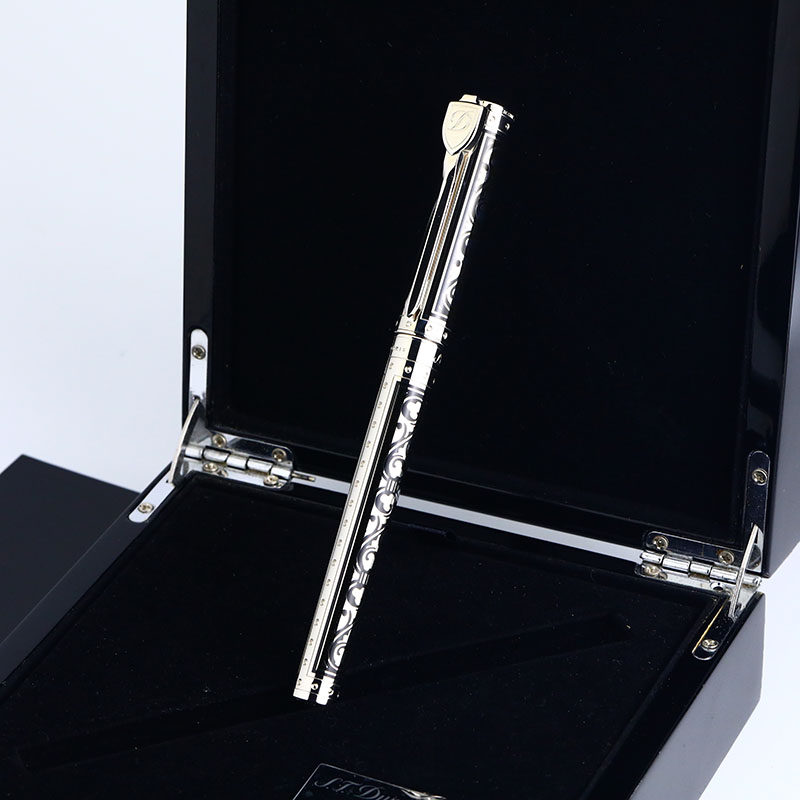 3折即刻拍dupont都彭圆珠笔白骑士尊贵版限量版0186/2012实拍收藏