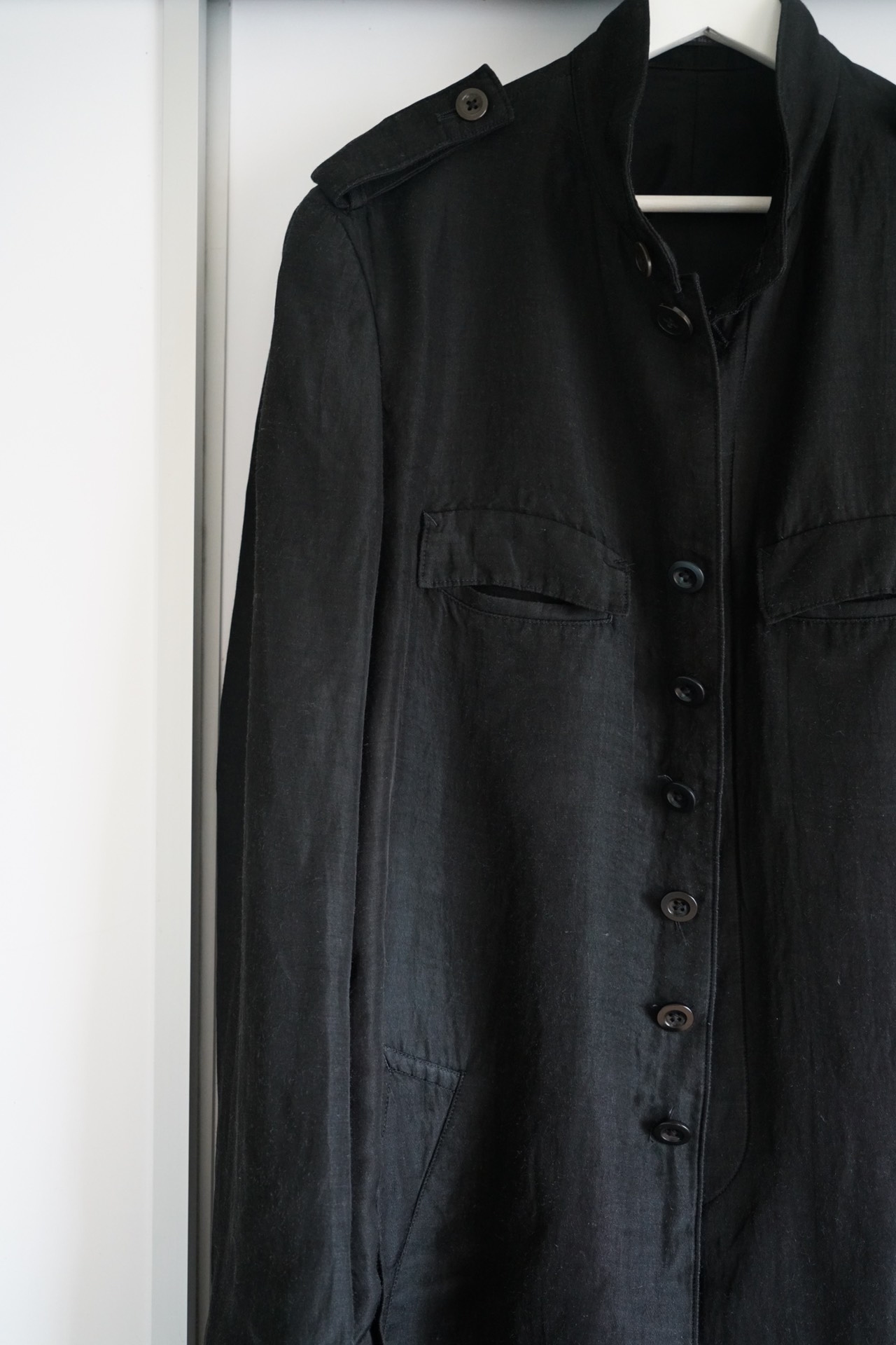 Yohji Yamamoto 08ss Military Coat — detail