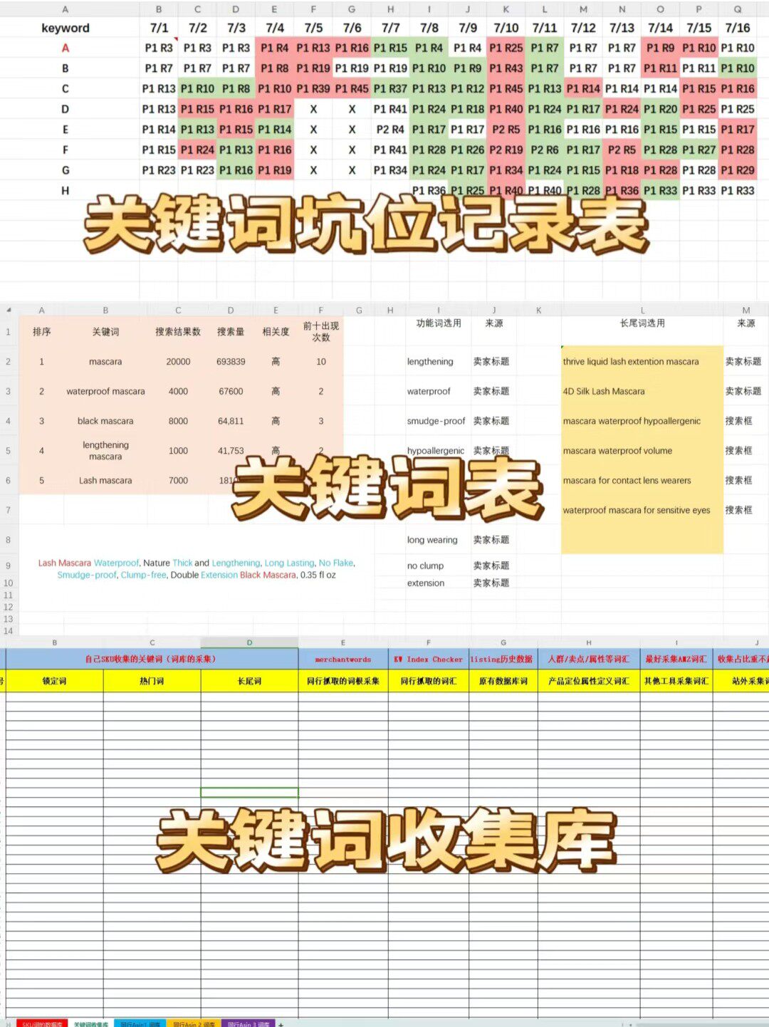 亚马逊关键词表格 亚马逊关键词词库表   亚马逊关键词词库搭