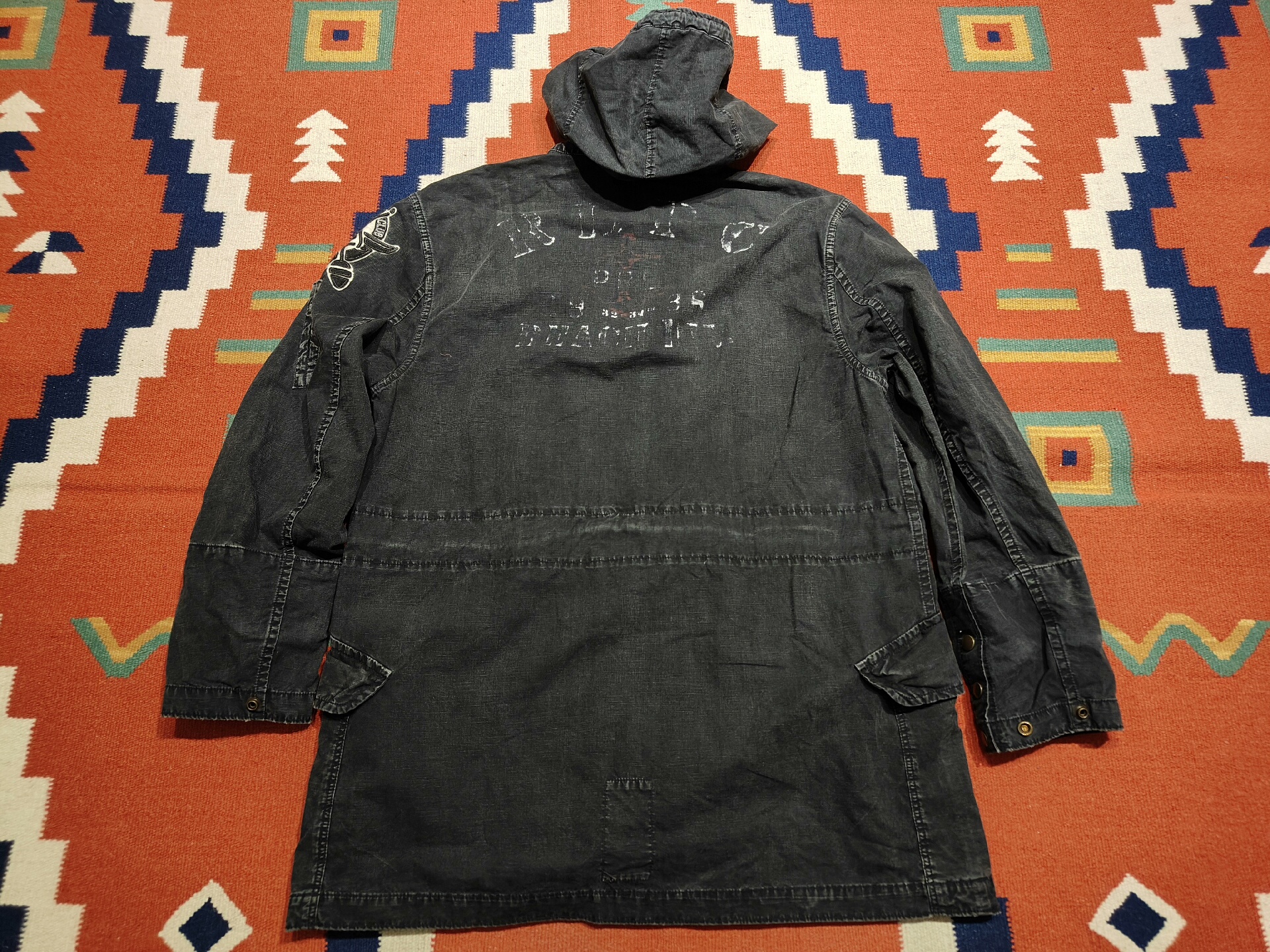 RRL Polo Ralph Lauren Hooded Jacket — detail