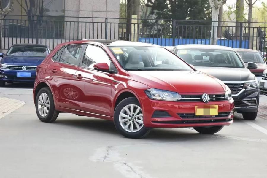 新车大众polo21款炫彩科技版按揭0首网络拍卖公告