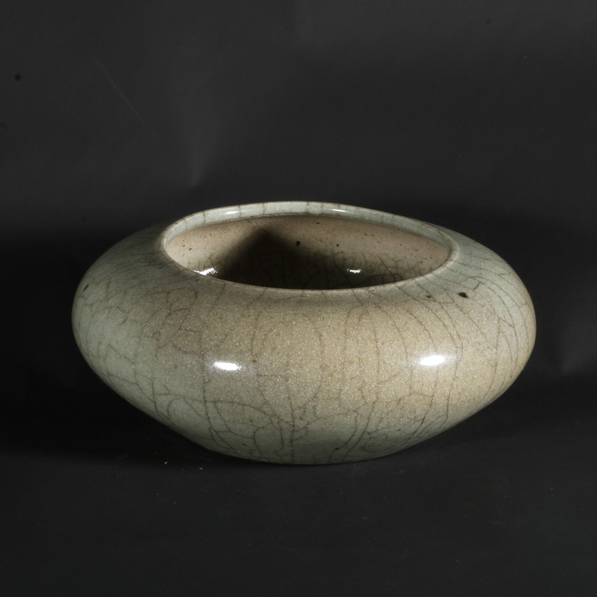 《阿里拍卖》 晚清哥釉水洗