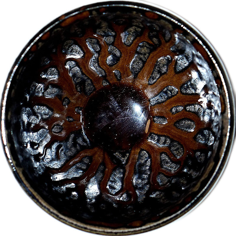 【琼林】魅惑妖娆 蓝成寿 建阳建盏 口径8.8cm q70