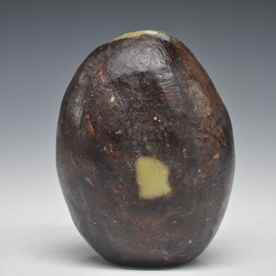 青田龙蛋石石雕摆件 寿星-乐开怀 健康长寿 收藏送礼