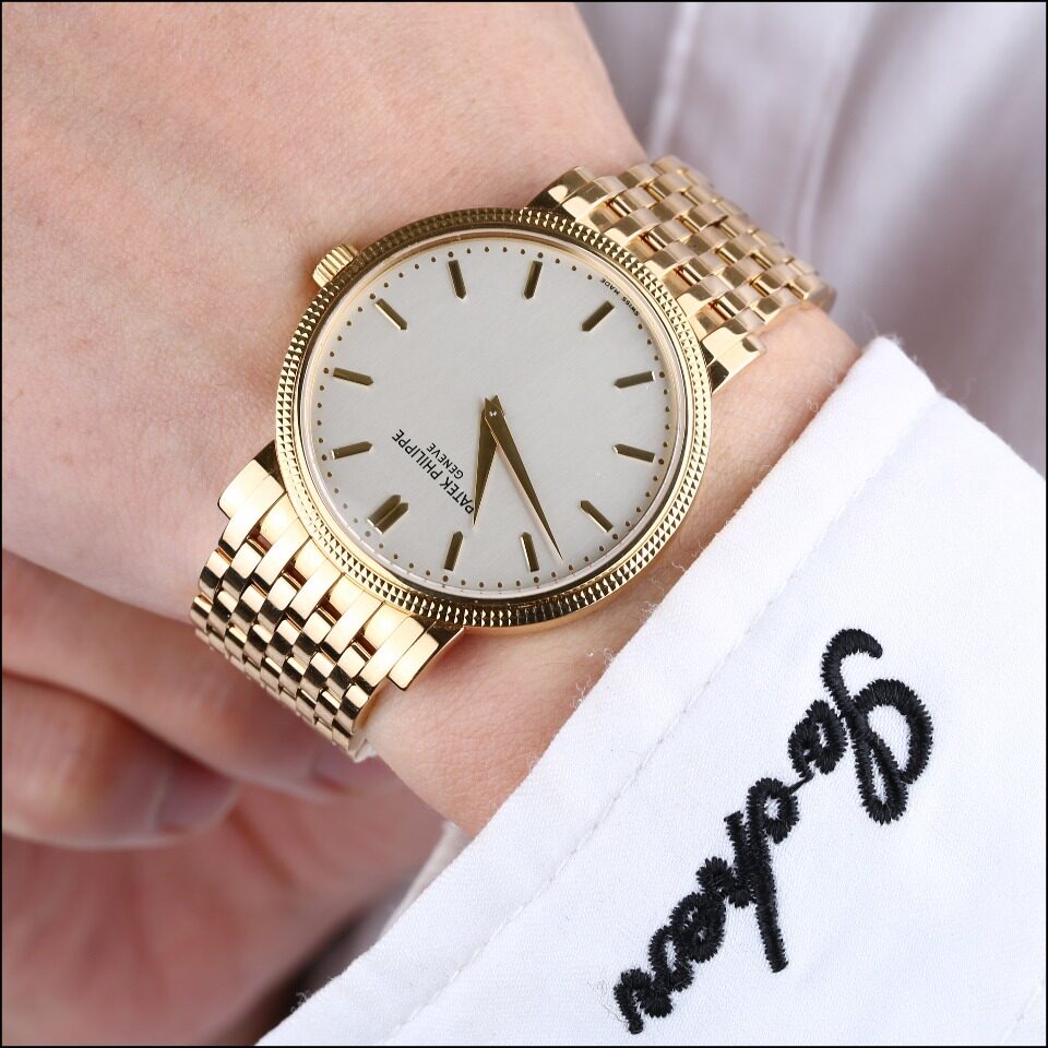 [9.5新]百达翡丽5120/1j-001古典表系列全黄金自动机械男表