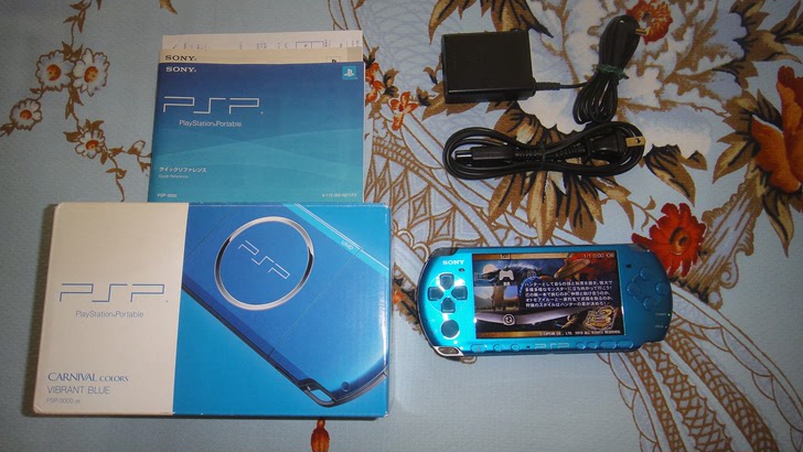 PSP3000宝石蓝(主机编号03-27405601-316