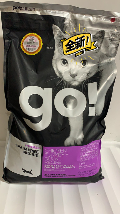 闲置GO!无谷九种肉全猫粮8磅加拿大进口猫粮go猫