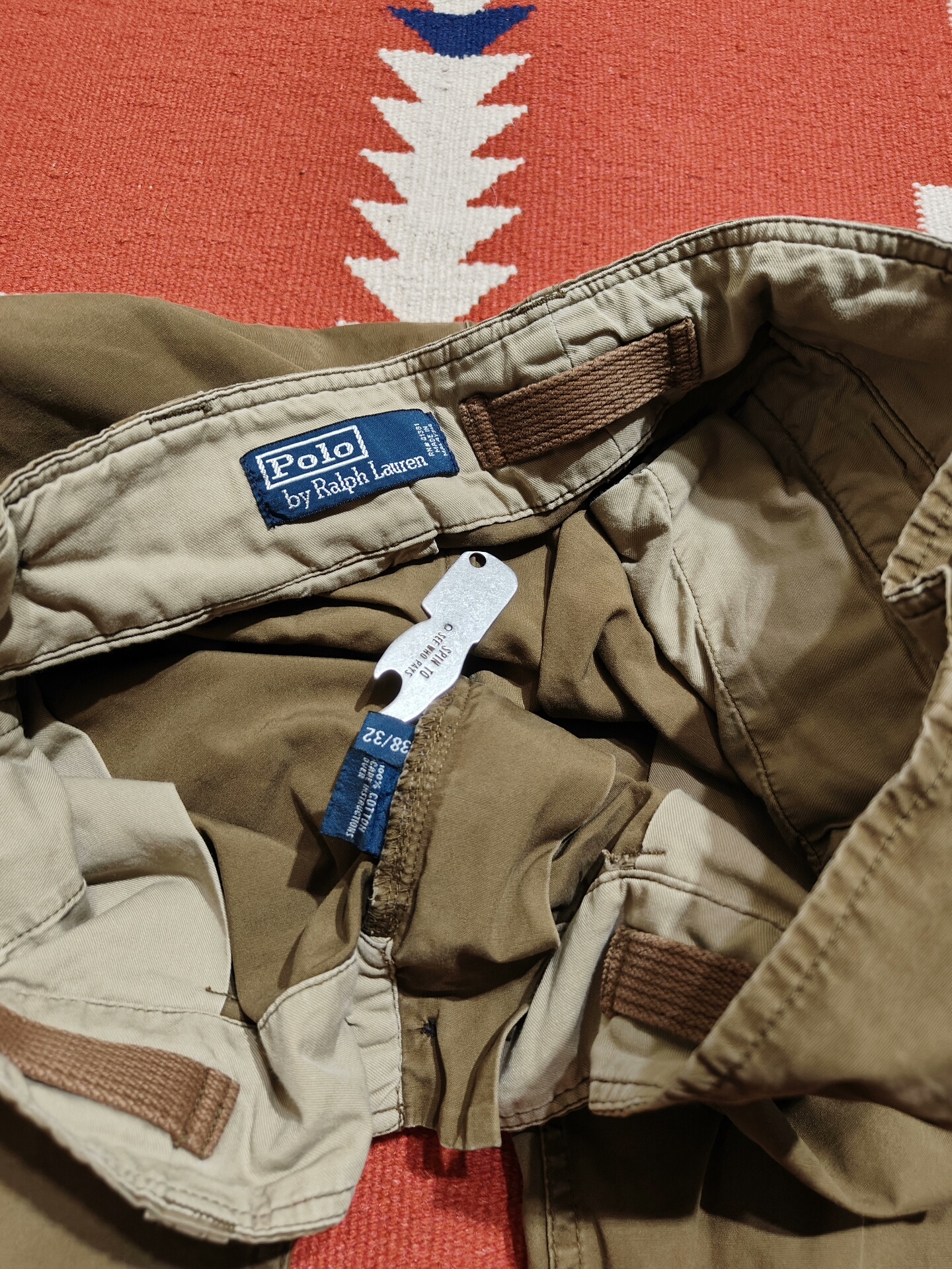 Vintage Polo Ralph Lauren Cargo Pants — detail