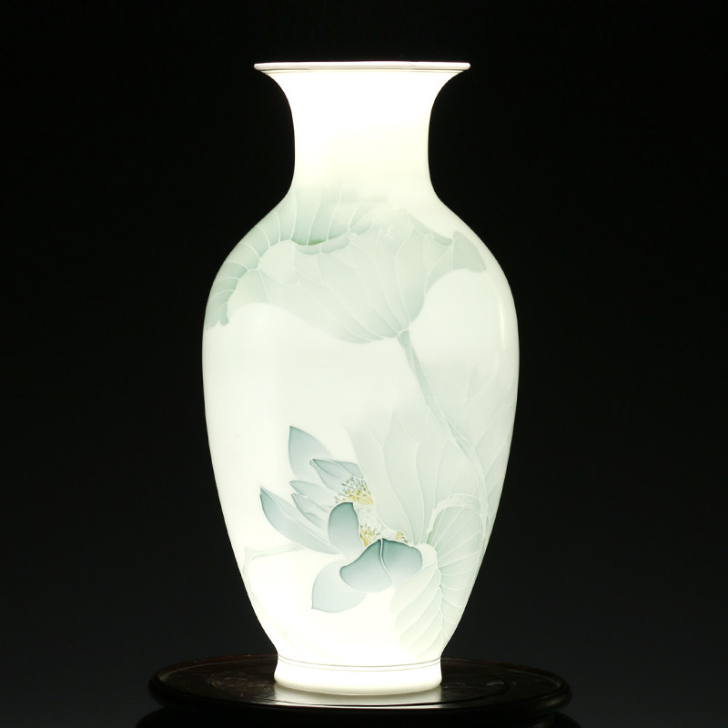 【视频看货】湖南省陶瓷工艺大师 袁述凡作品 绿云清暑 花瓶