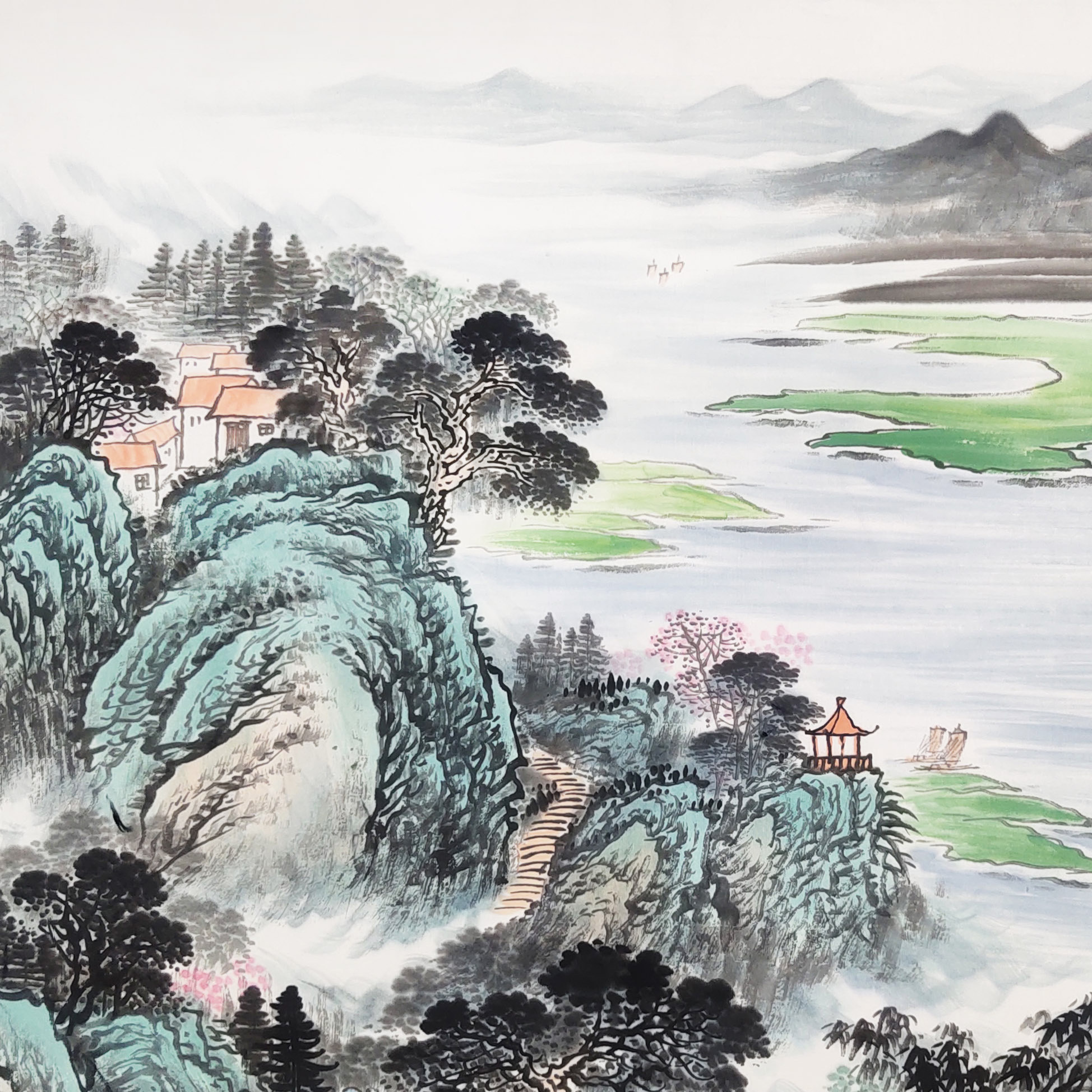 曾松涛《春江花灿烂》