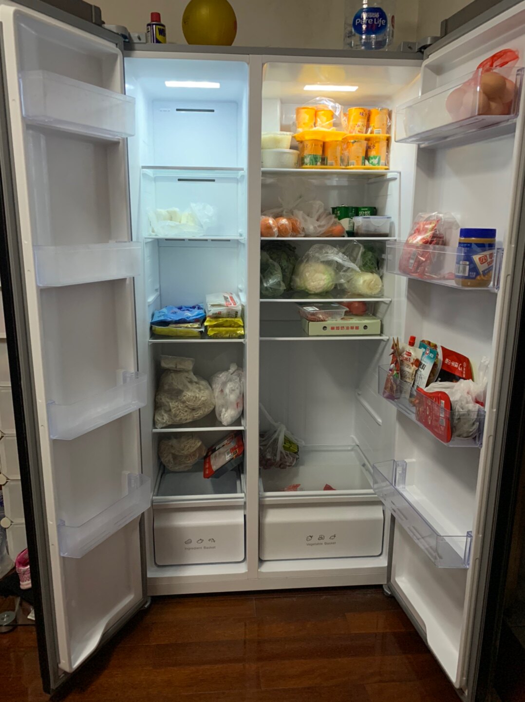 tcl bcd-519wez50 冰箱实拍图