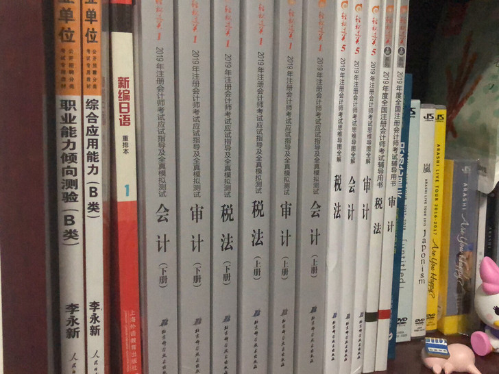 2019年注册会计师东奥轻一轻三轻五会计审计税法，送税法审计