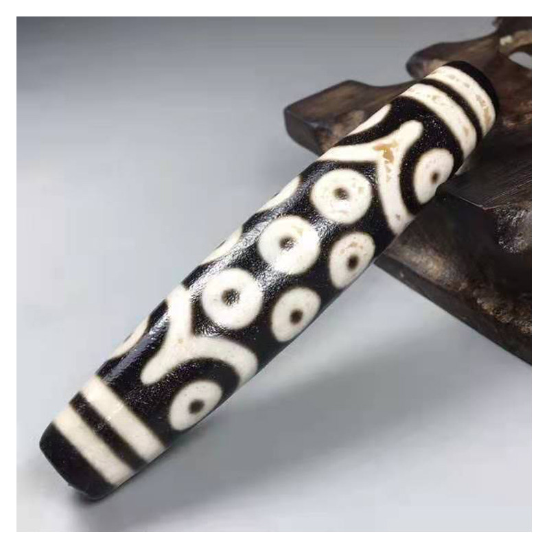 【藏传古珠】老天珠油高包浆【二十一眼天珠】-zyltz316