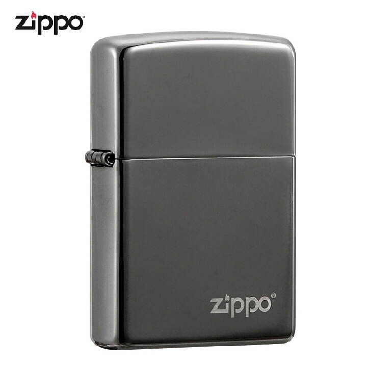 zippo打火机官方旗舰店打火机zippo正版黑冰商标海外直邮150ZL