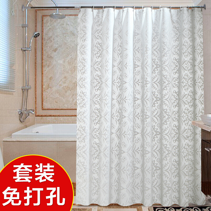 淋浴布帘 成品淋浴洗浴1卫生间隔帘防水屏风 折叠布帘房间卧室厕在类目 家庭/个人清洁工具, 卫浴用具/卫浴配件, 浴帘中 - 来自Buy2taobao.com提供专业的淘宝代购服务