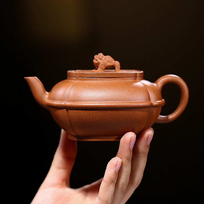 【掌柜推荐】国工储卫珍玉蝉秋风原矿降坡泥宜兴纯手工紫砂壶