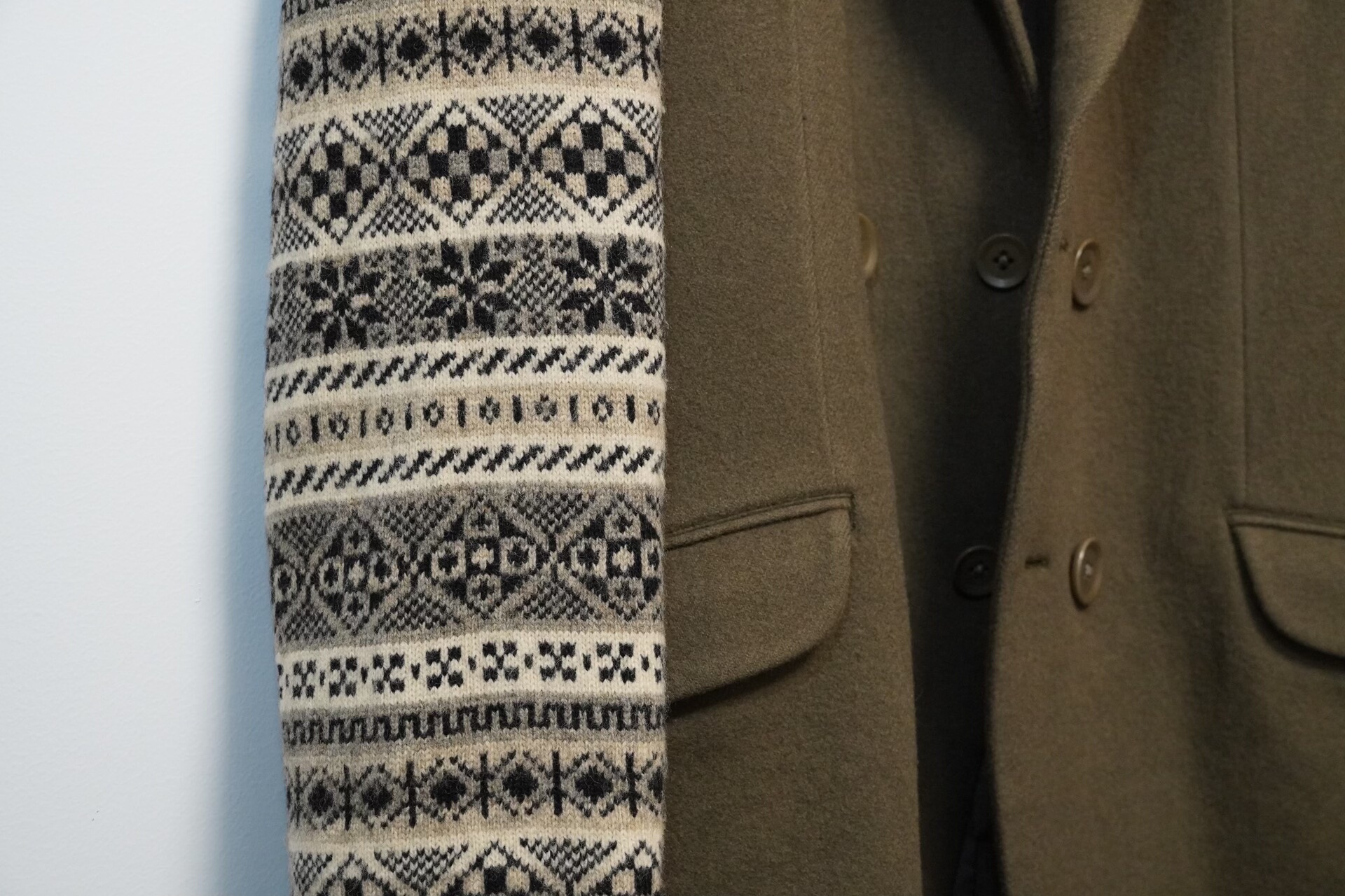 Yohji Yamamoto 07AW Knit Panel Tailcoat — back