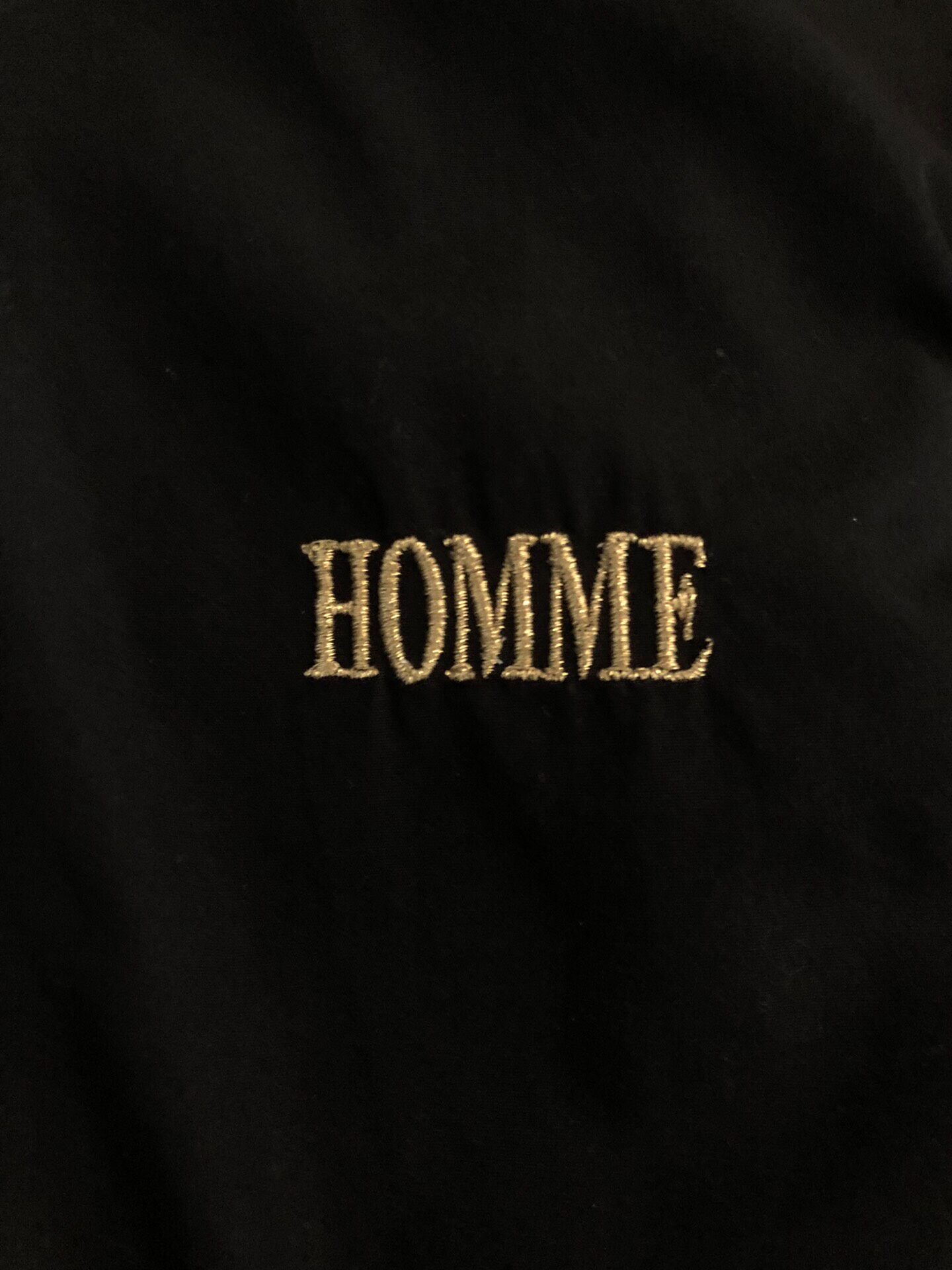 Balenciaga HOMME Black Button-Up Shirt — front